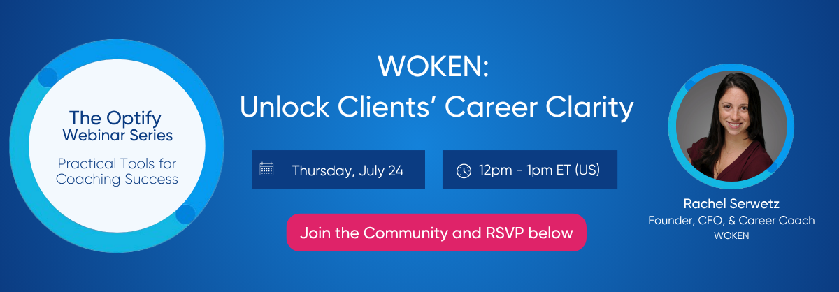 woken career path with optify webina